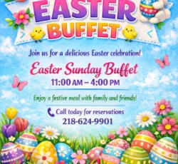 Easter Buffet Celebration Flyer